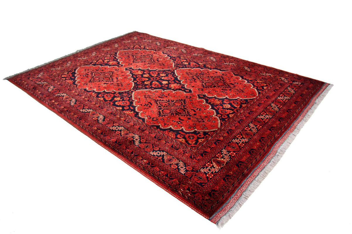 Afghan Rug - Kunduz - 274 x 197 cm - red