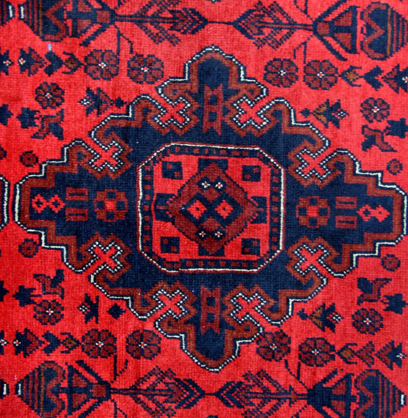 Afghan Rug - Kunduz - 292 x 197 cm - red