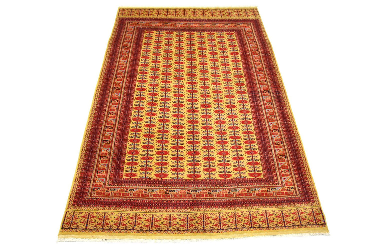 Afghan Rug - Bukhara - 298 x 200 cm - gold