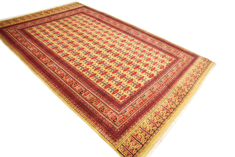 Afghan Rug - Bukhara - 298 x 200 cm - gold