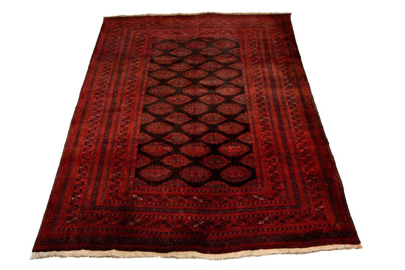 Afghan Rug - Bukhara - 275 x 198 cm - red