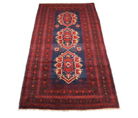 Runner Belutsch Rug - 294 x 142 cm - blue