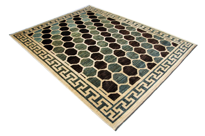 Ziegler Rug - Modern - 261 x 207 cm - blue