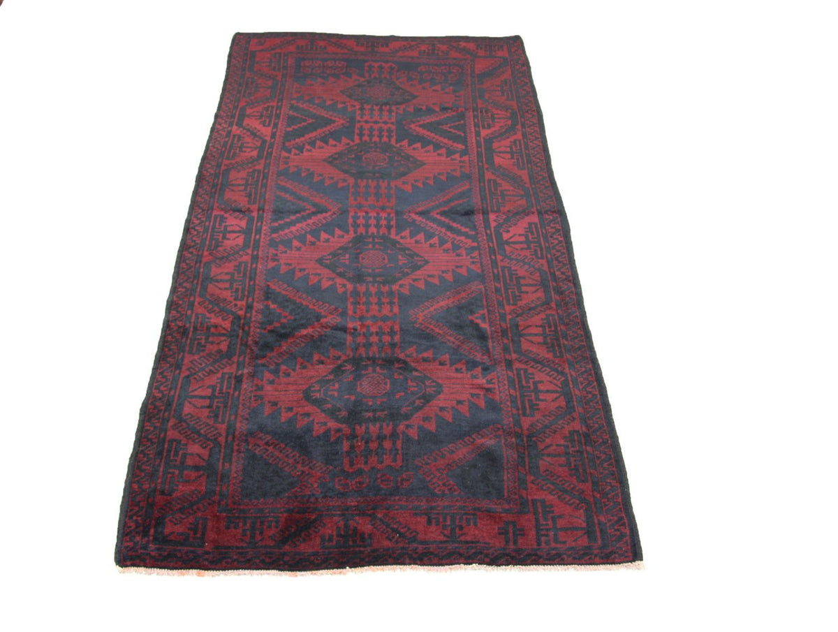 Belutsch Rug - 270 x 136 cm - blue