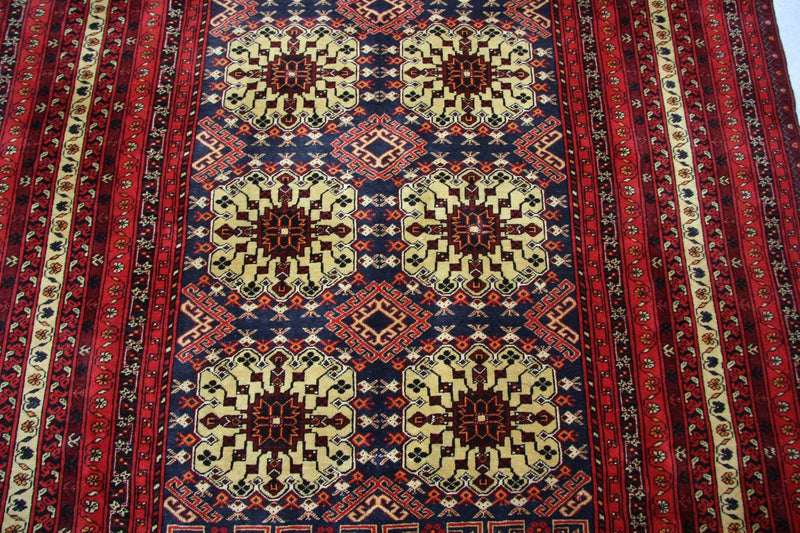 Afghan Rug - 288 x 195 cm - red