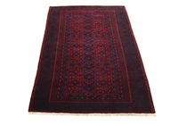 Afghan Rug - 155 x 100 cm - red