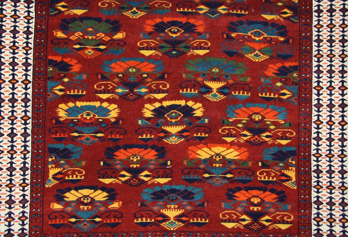 Afghan Rug - 160 x 130 cm - rust