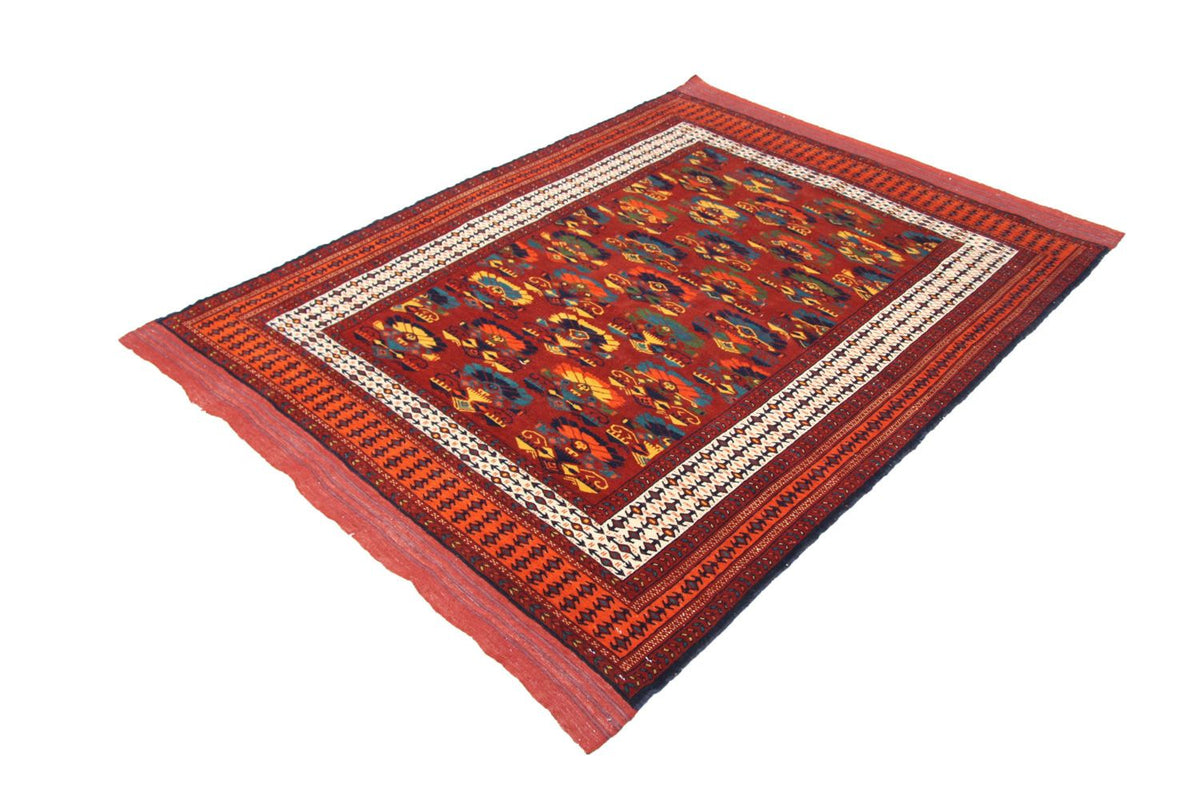 Afghan Rug - 160 x 130 cm - rust