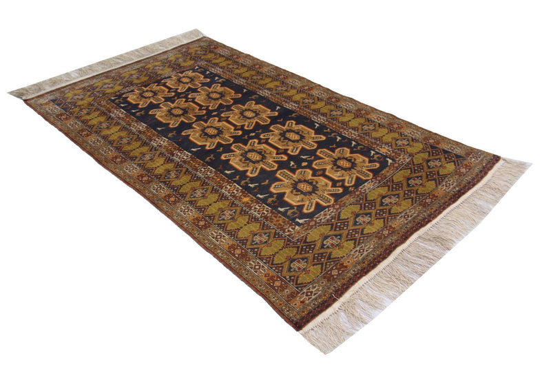 Afghan Rug - 175 x 108 cm - blue