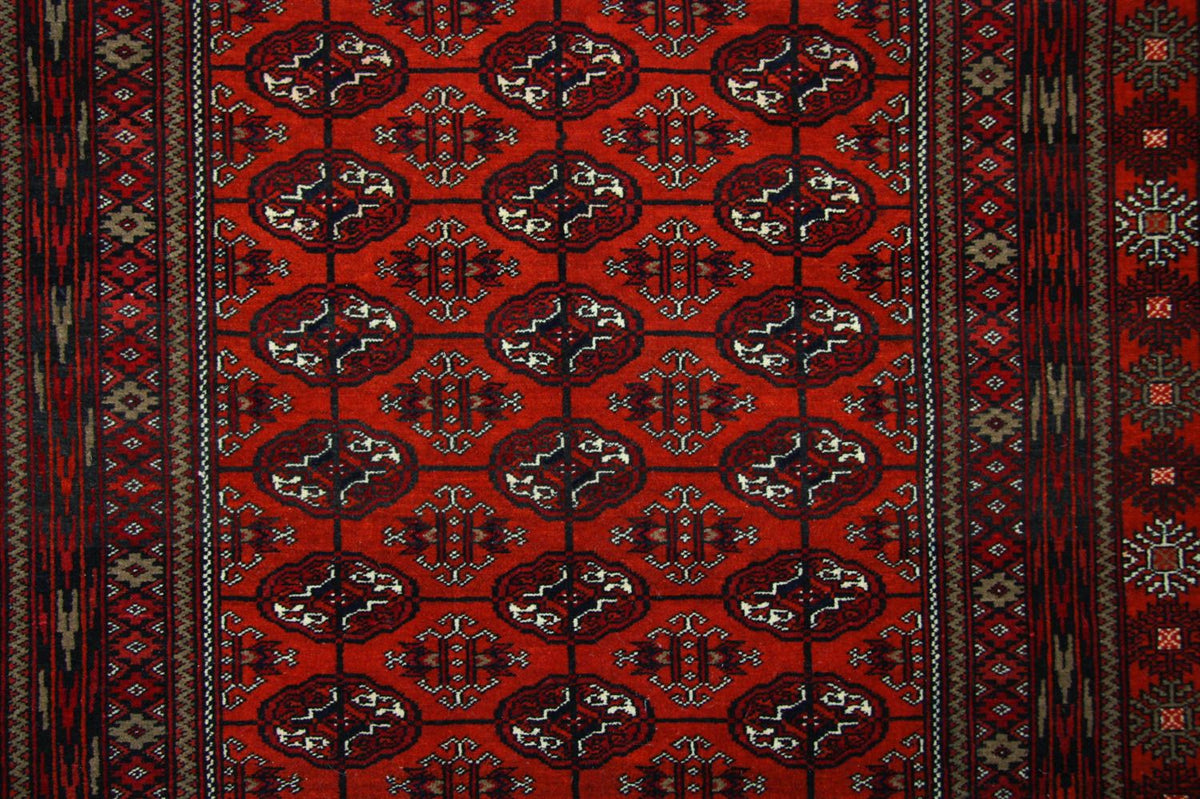 Afghan Rug - 193 x 134 cm - red