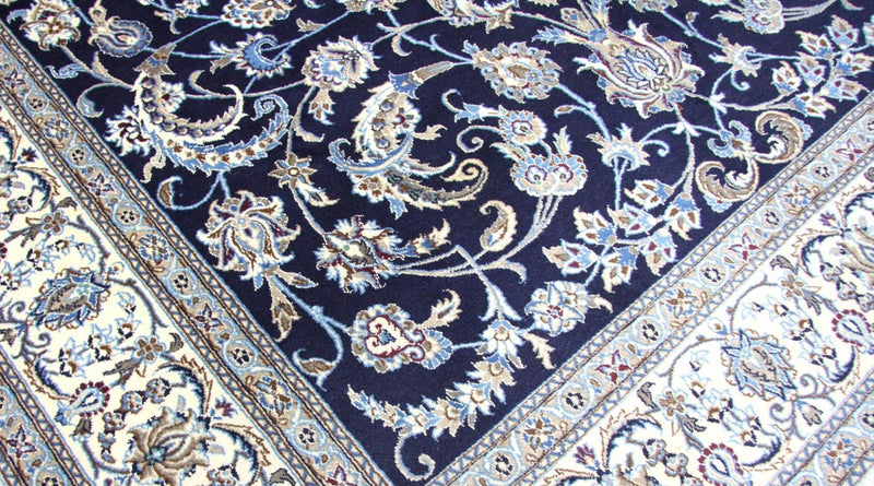 Perser Rug - Nain - 334 x 245 cm - dark blue