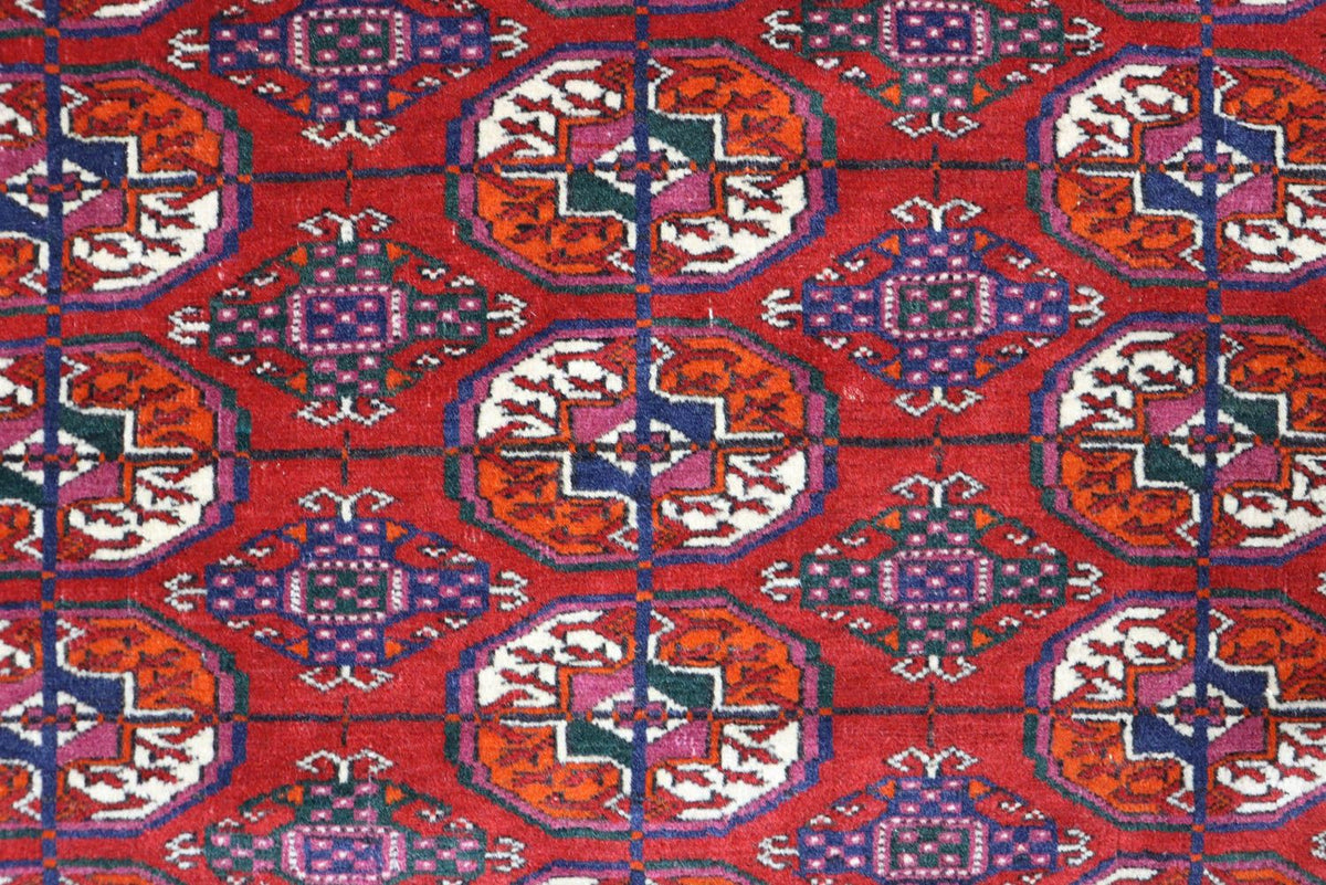 Afghan Rug - Bukhara - 180 x 123 cm - red