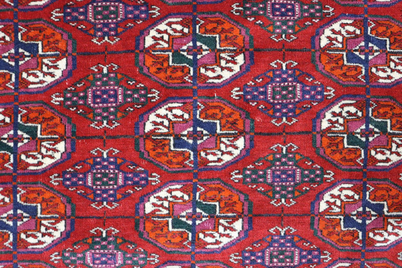 Afghan Rug - Bukhara - 180 x 123 cm - red