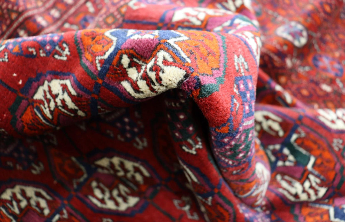 Afghan Rug - Bukhara - 180 x 123 cm - red