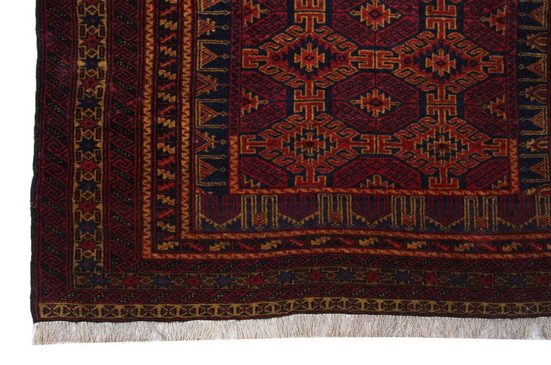 Afghan Rug - 152 x 95 cm - red