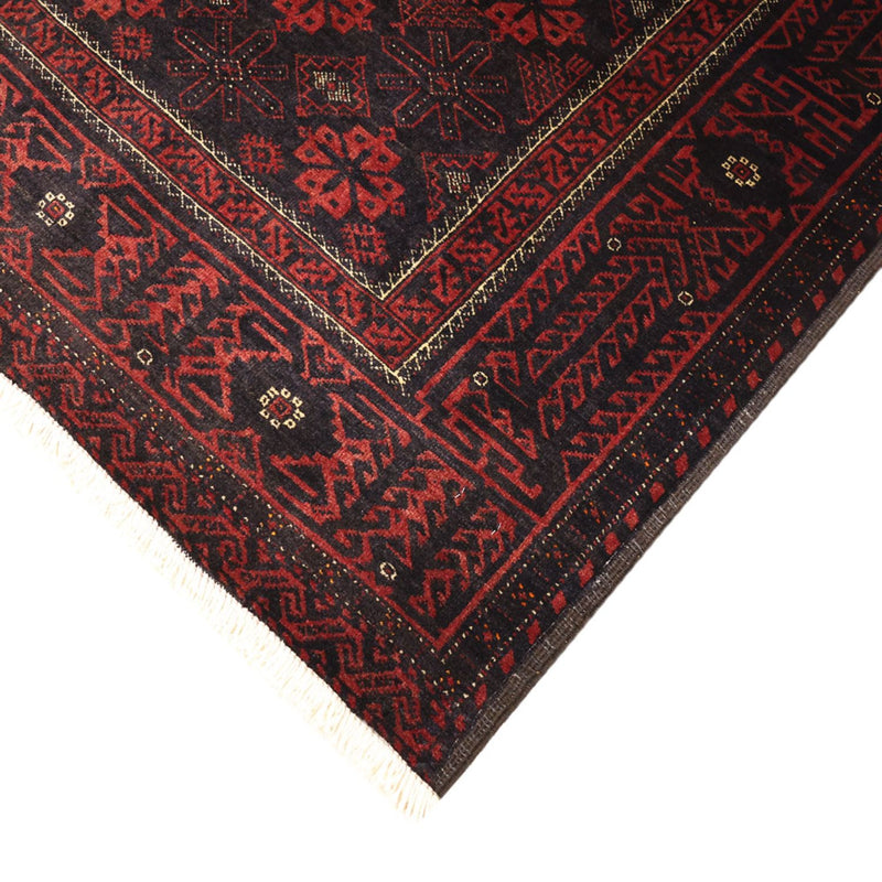 Runner Belutsch Rug - 193 x 104 cm - dark red