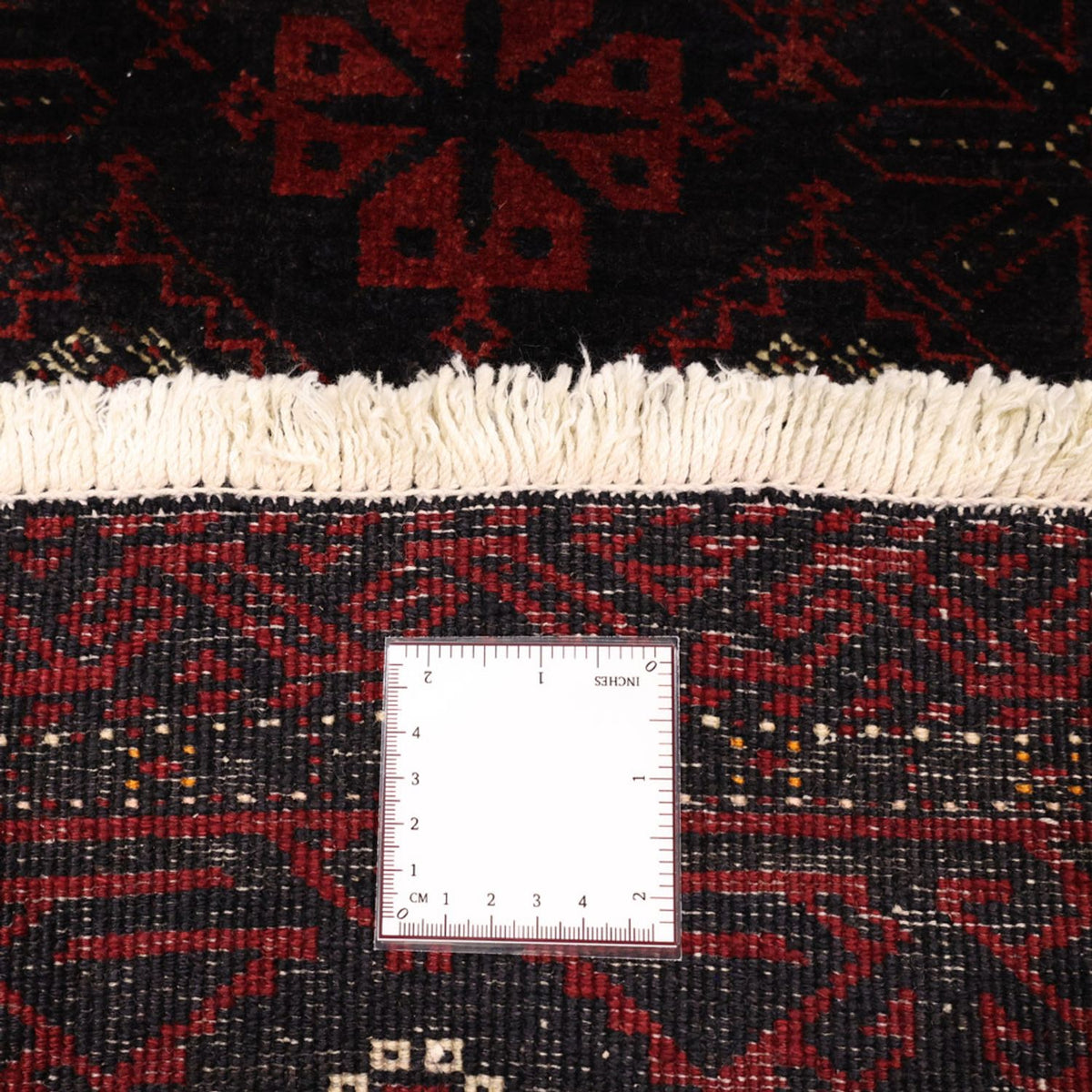 Runner Belutsch Rug - 193 x 104 cm - dark red