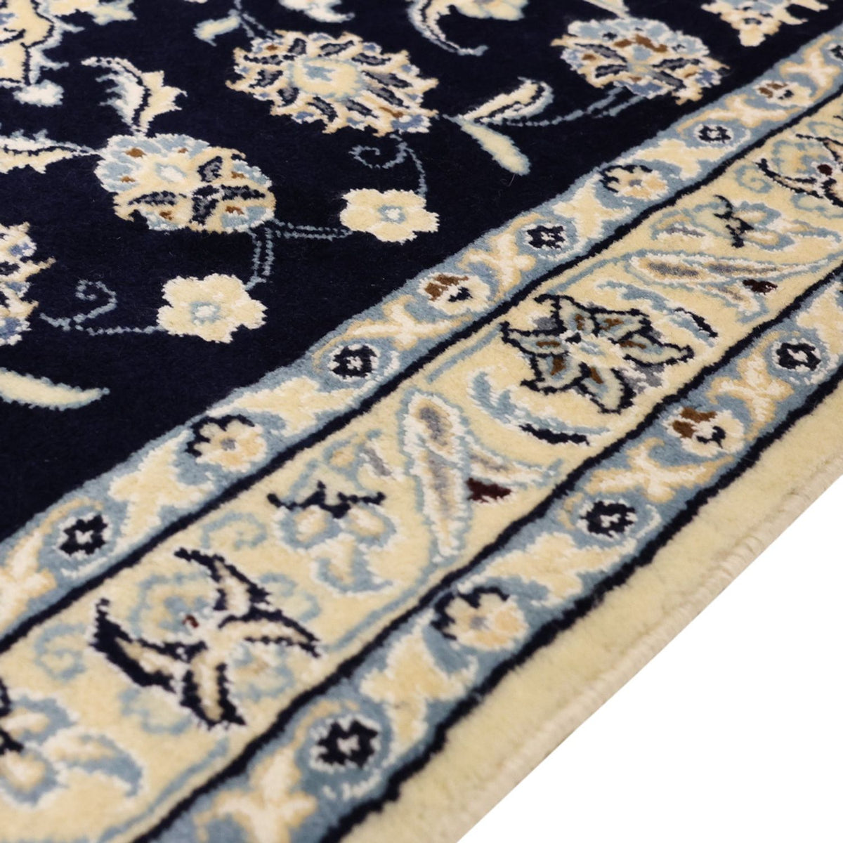 Perser Rug - Nain - Royal - Royal - 136 x 89 cm - dark blue