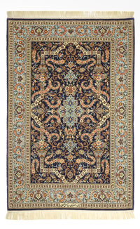 Perser Rug - Isfahan - Premium - Silk Warp - 170 x 112 cm - dark beige