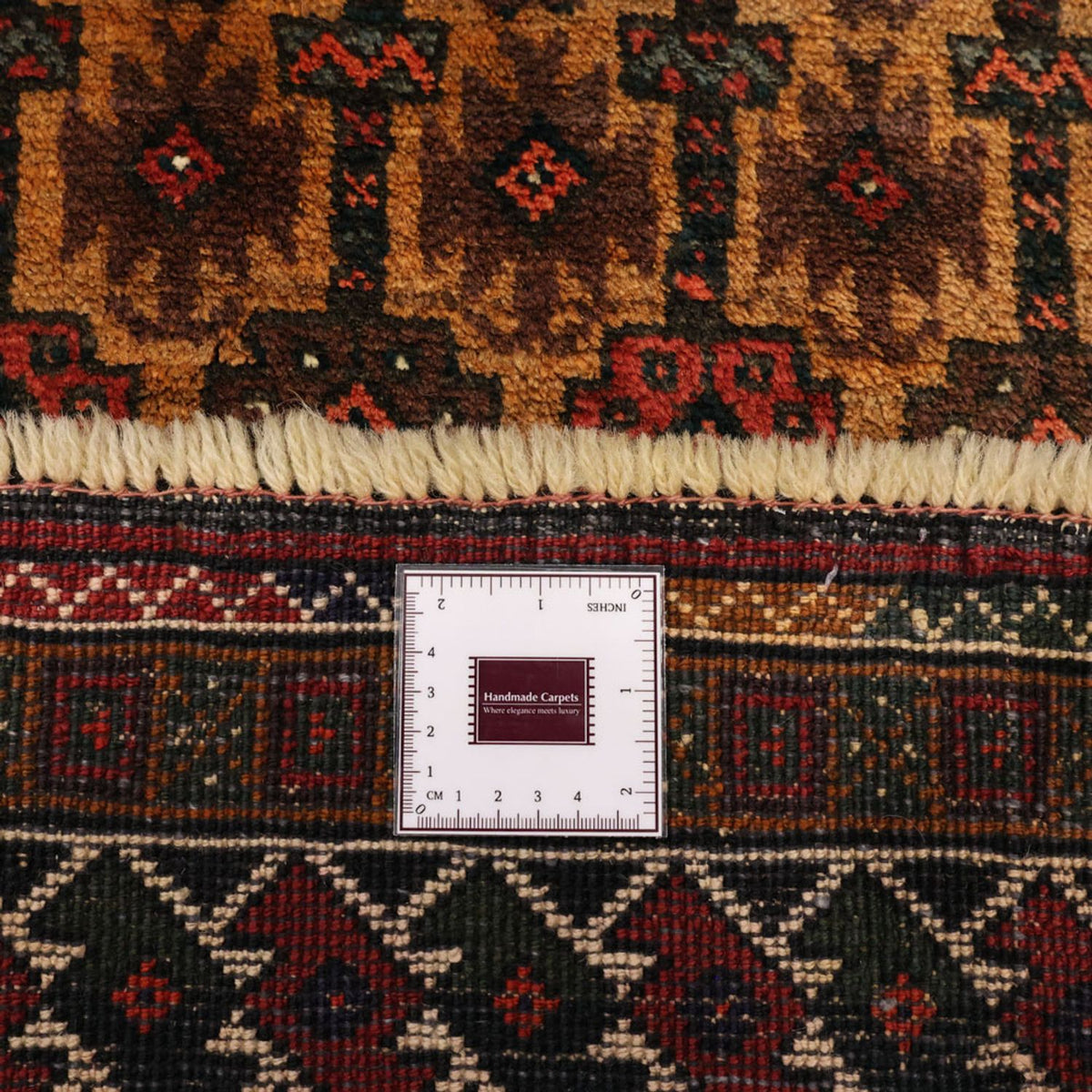 Runner Belutsch Rug - 230 x 120 cm - brown