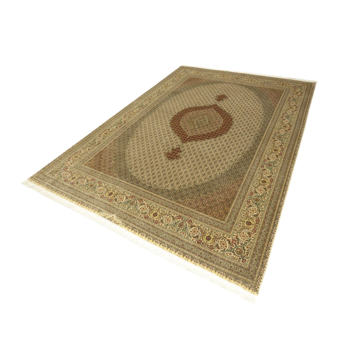 Perser Rug - Tabriz - Royal - Royal - 357 x 248 cm - light beige
