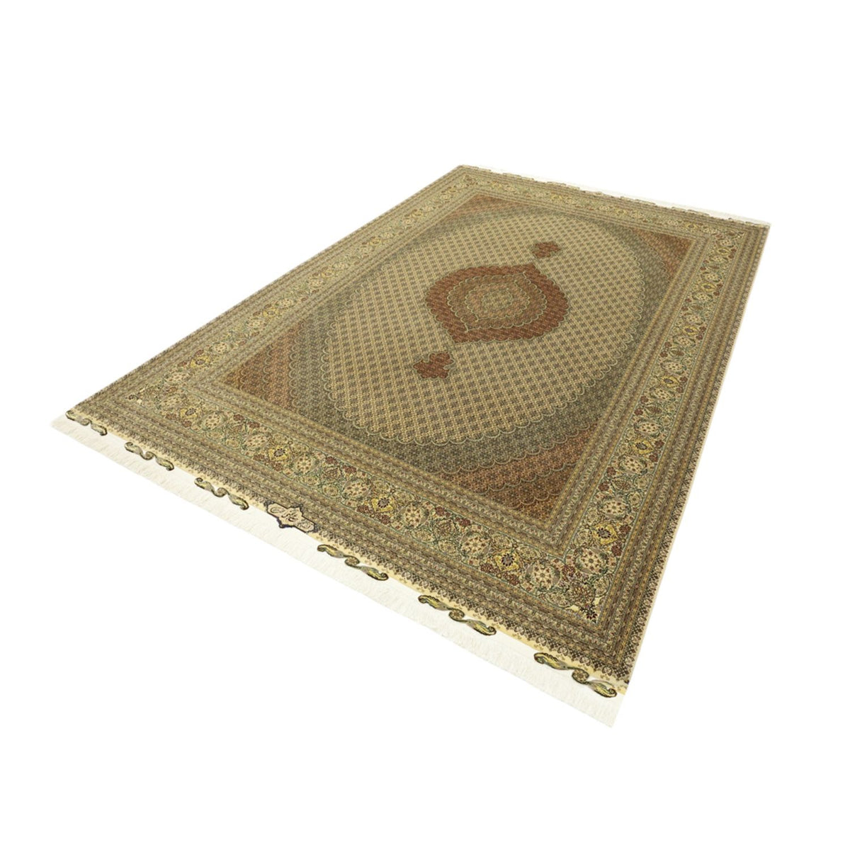 Perser Rug - Tabriz - Royal - Royal - 351 x 250 cm - dark beige