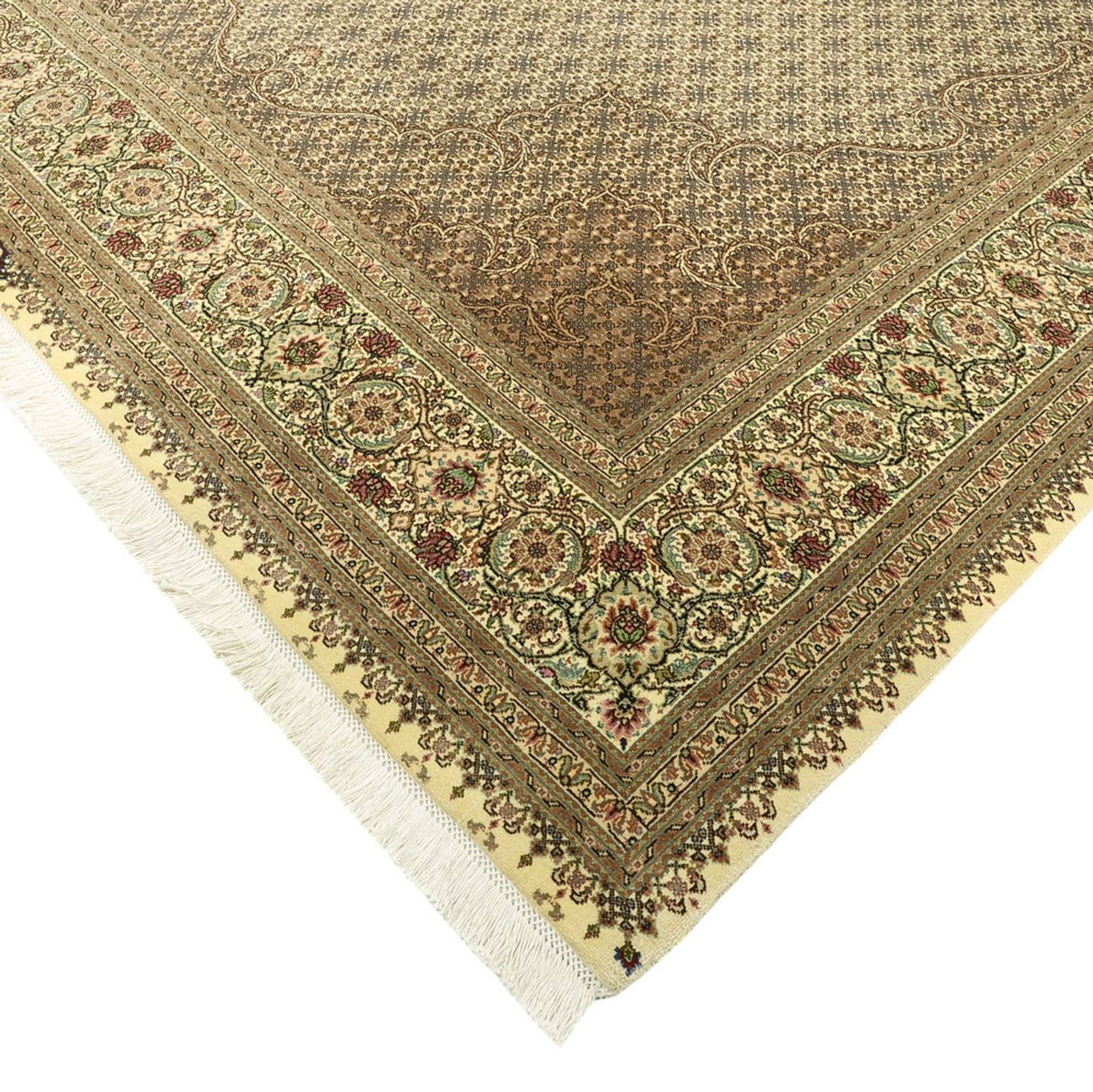Perser Rug - Tabriz - Royal - Royal - 303 x 203 cm - dark beige