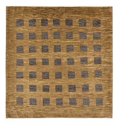 Gabbeh Rug - Loribaft Perser square  - 200 x 194 cm - dark beige