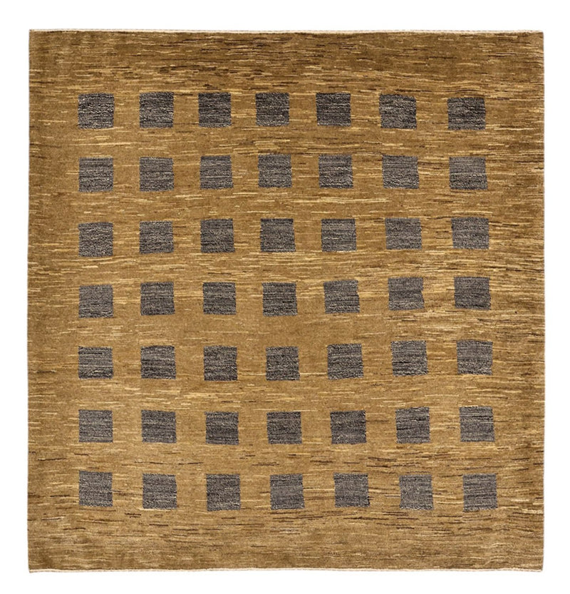 Gabbeh Rug - Loribaft Perser square  - 200 x 194 cm - dark beige