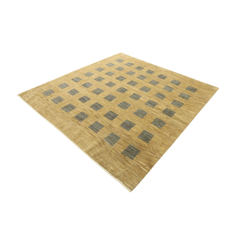 Gabbeh Rug - Loribaft Perser square  - 200 x 194 cm - dark beige