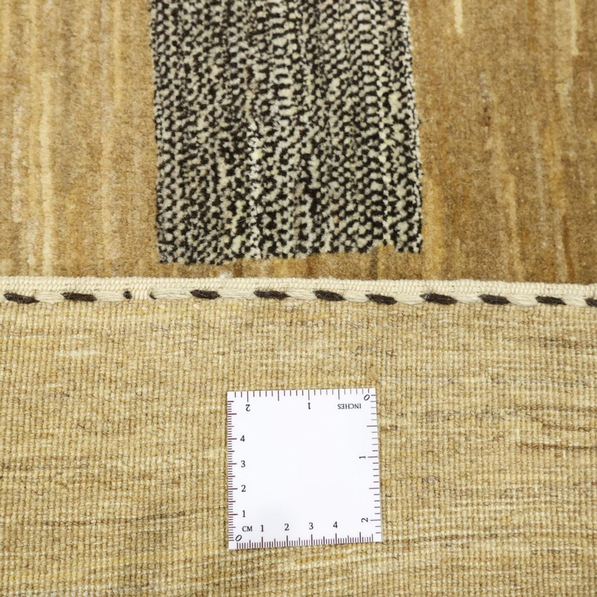Gabbeh Rug - Loribaft Perser square  - 200 x 194 cm - dark beige
