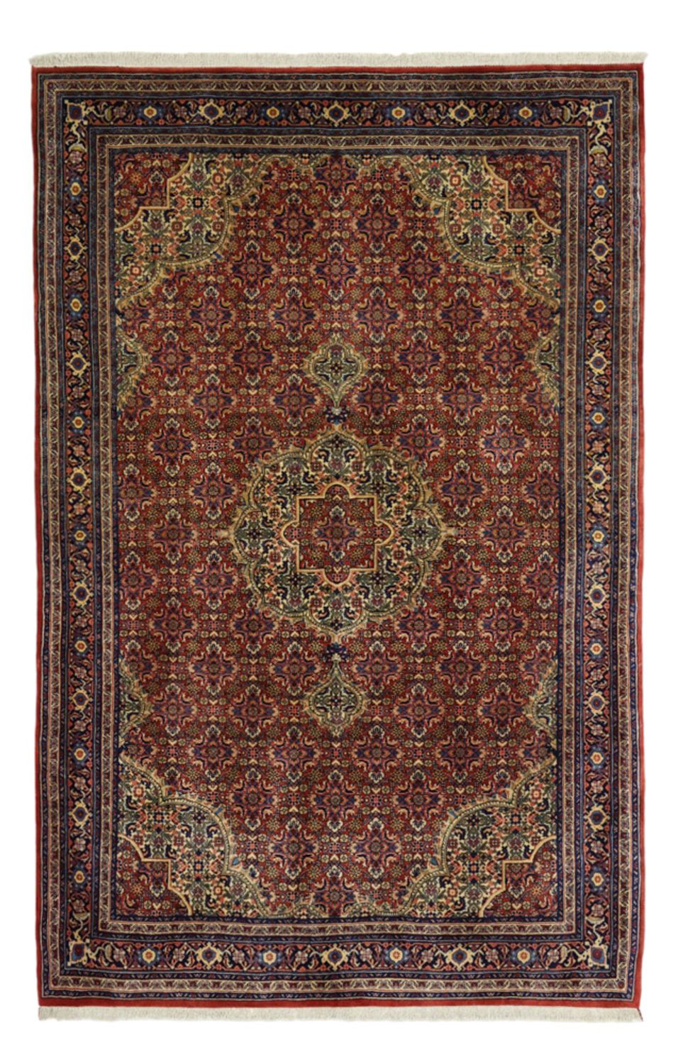 Perser Rug - Bidjar - 216 x 144 cm - dark red