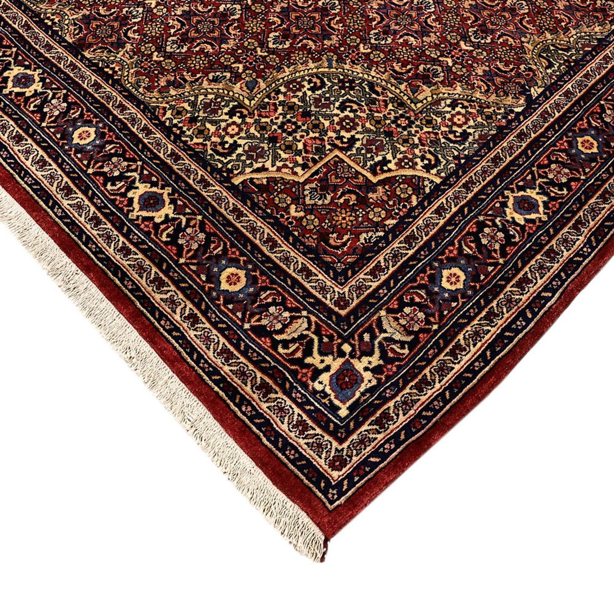Perser Rug - Bidjar - 216 x 144 cm - dark red