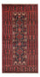 Runner Belutsch Rug - 195 x 100 cm - dark red