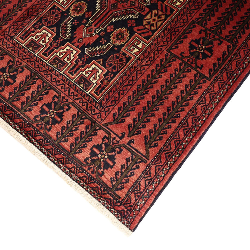 Runner Belutsch Rug - 195 x 100 cm - dark red