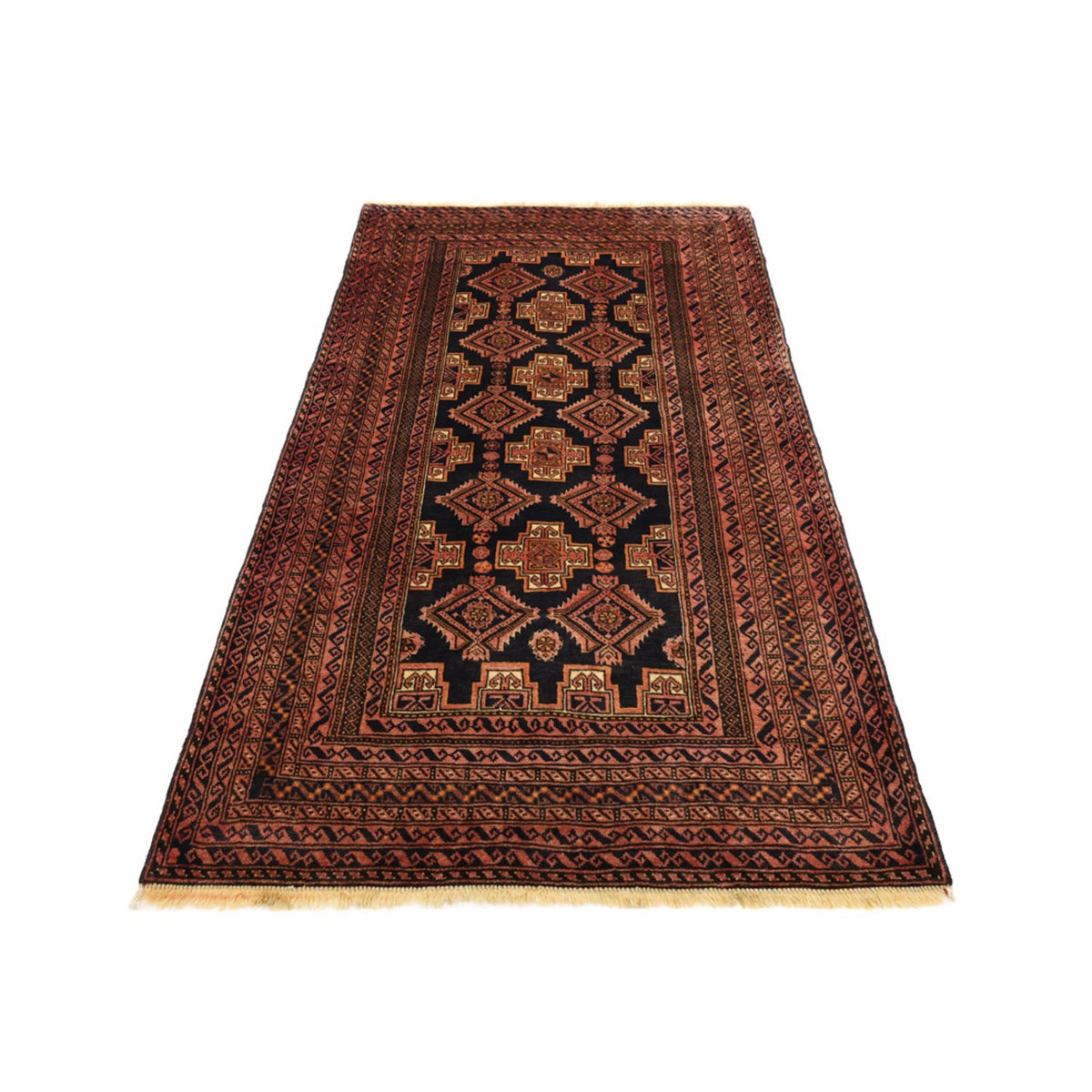 Runner Belutsch Rug - 186 x 101 cm - dark brown