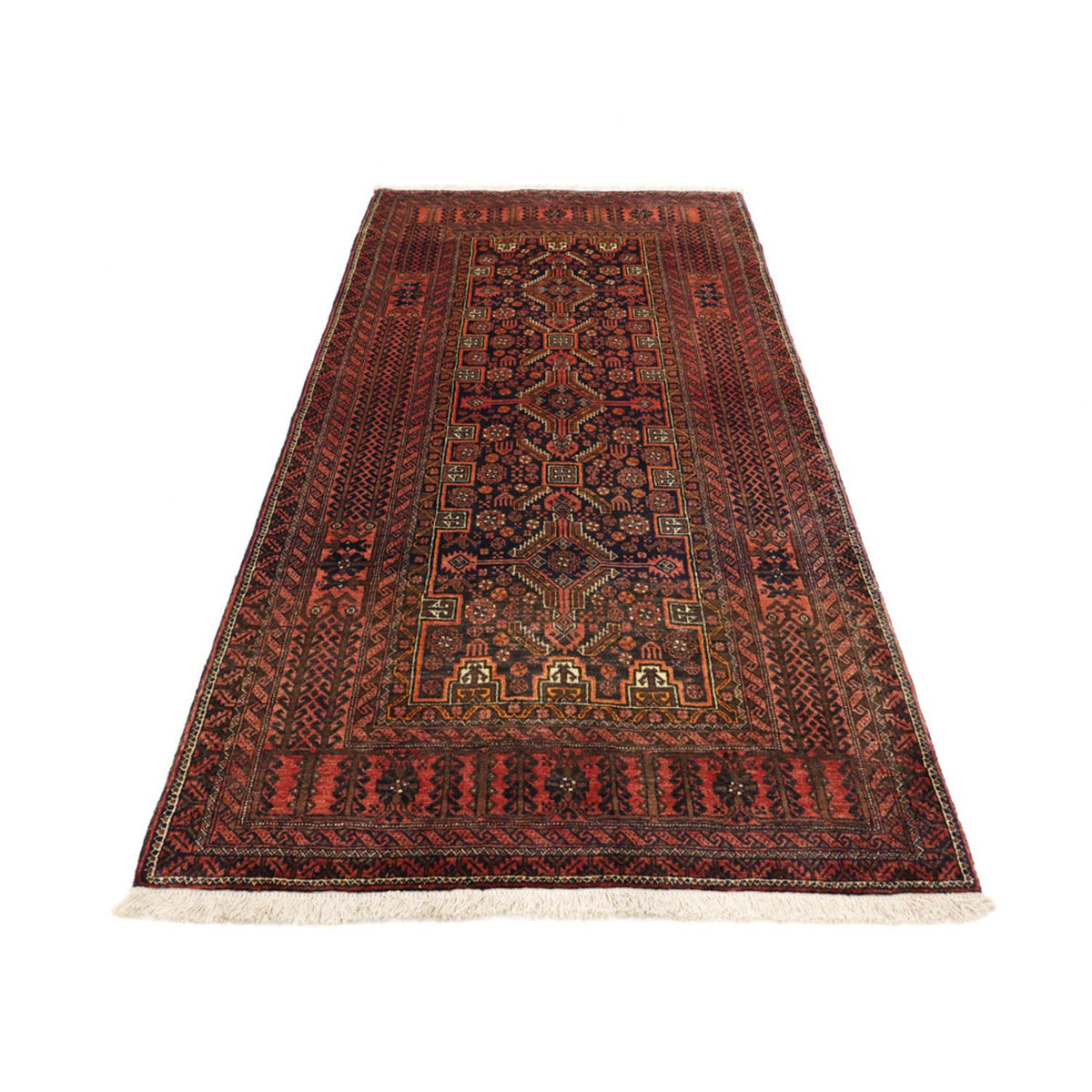 Runner Belutsch Rug - 198 x 109 cm - dark brown