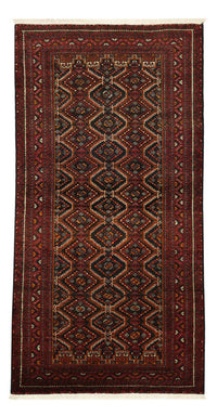 Runner Belutsch Rug - 195 x 98 cm - dark red
