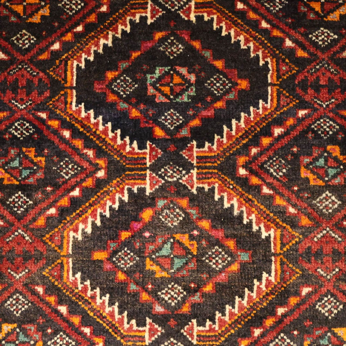 Runner Belutsch Rug - 195 x 98 cm - dark red
