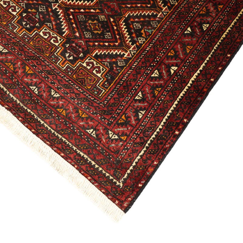 Runner Belutsch Rug - 195 x 98 cm - dark red