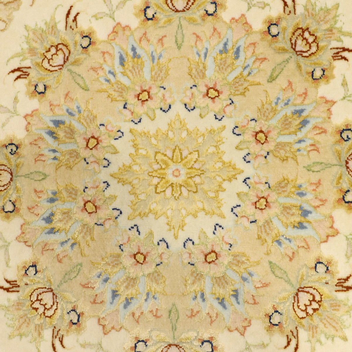 Perser Rug - Tabriz - Premium - Silk Warp - 160 x 97 cm - sand