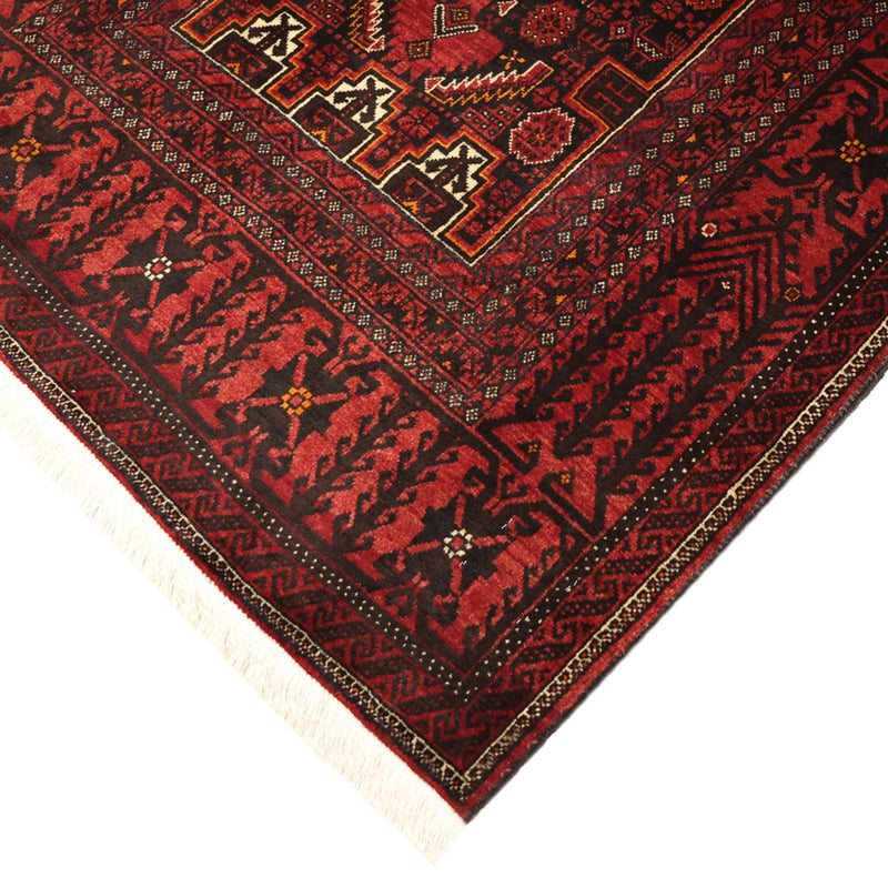 Runner Belutsch Rug - 201 x 97 cm - dark red
