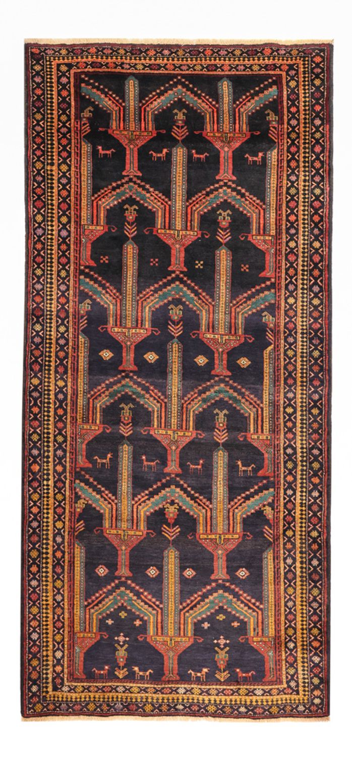 Runner Belutsch Rug - 274 x 125 cm - dark blue