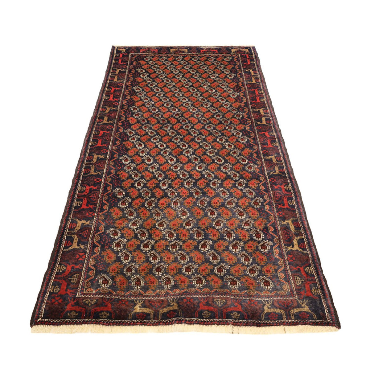 Runner Belutsch Rug - 210 x 110 cm - multicolored