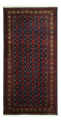 Runner Belutsch Rug - 207 x 106 cm - dark red