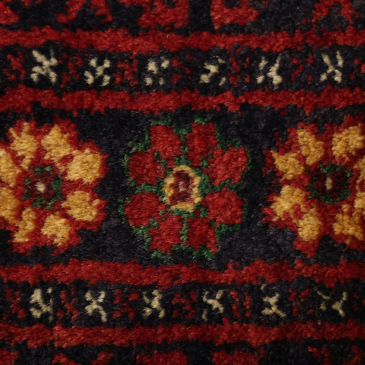 Runner Belutsch Rug - 207 x 106 cm - dark red