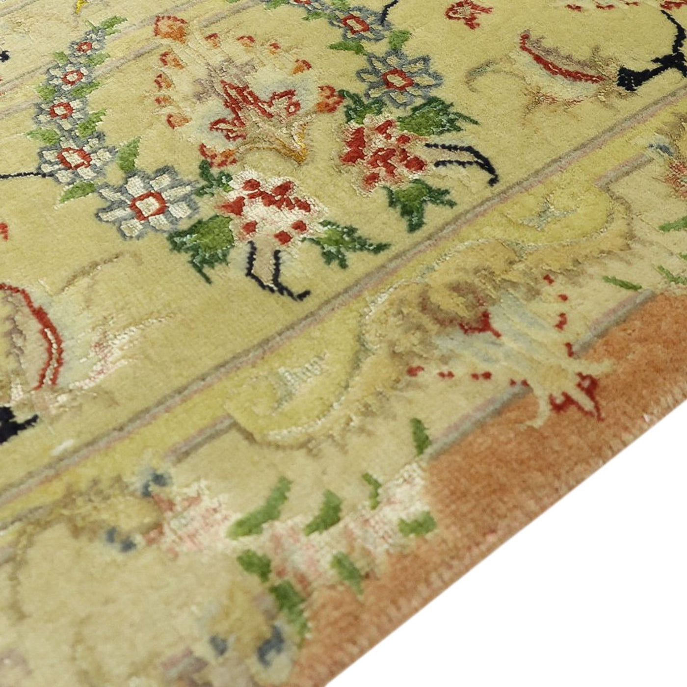 Tabriz - 50 Raj Rug 188x153cm - Persian Rugs