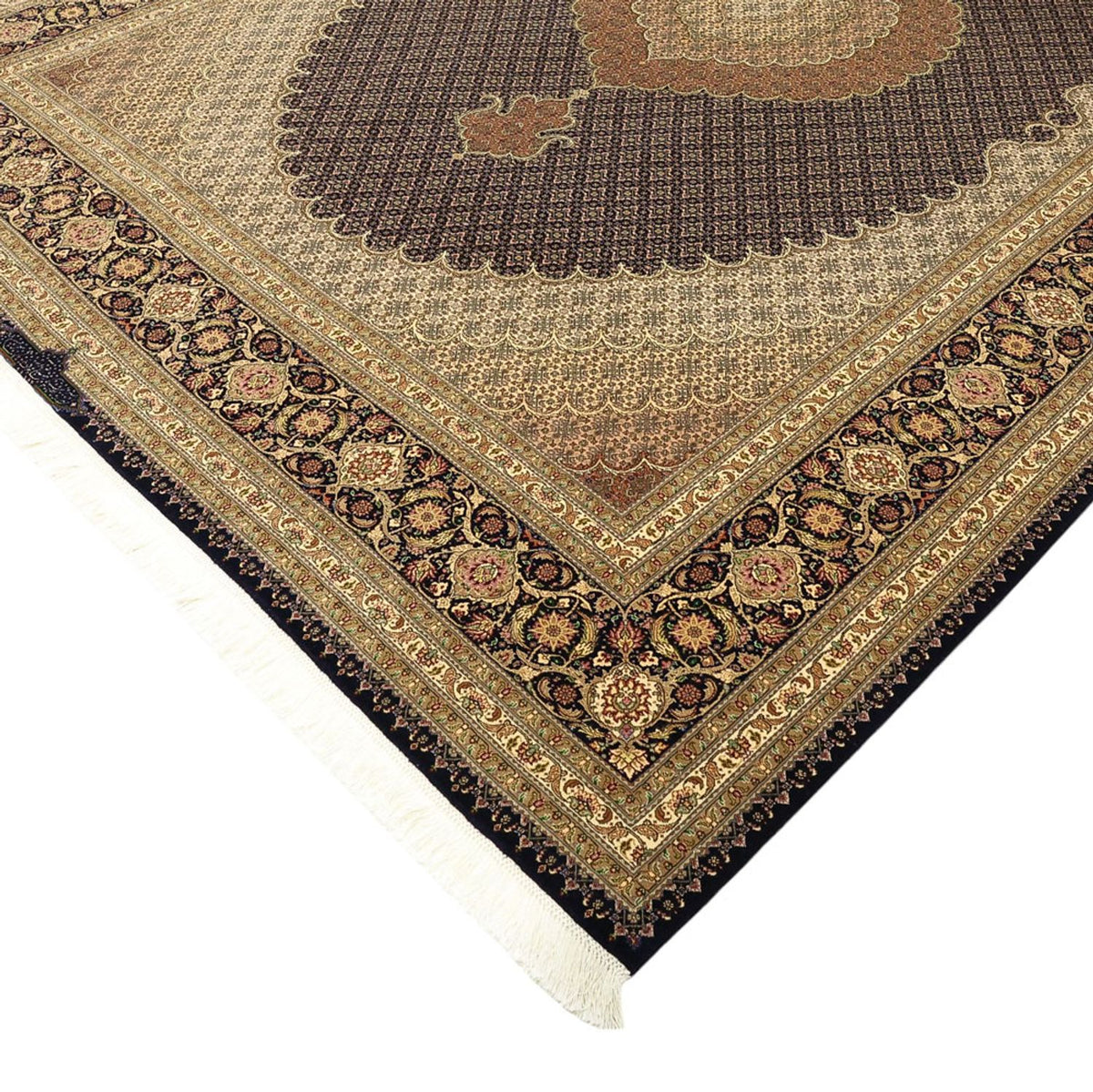 Perser Rug - Tabriz - Royal - Royal - 354 x 248 cm - dark brown