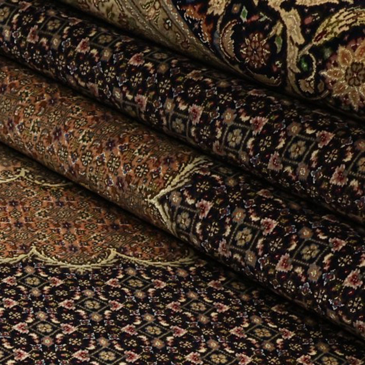 Perser Rug - Tabriz - Royal - Royal - 354 x 248 cm - dark brown