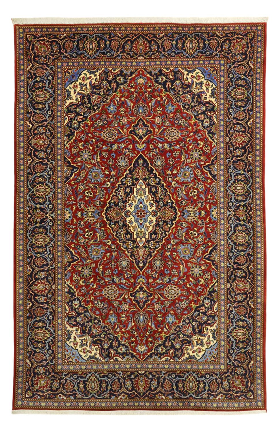 Perser Rug - Keshan - 222 x 144 cm - red